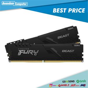Gambar Kingston Fury BEAST 16GB Kit (8x2) DDR4 RAM 3200 dari Anandam Computer Kab. Sleman Tokopedia