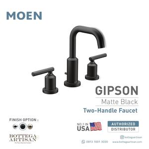 Gambar Bathroom Faucet MOEN Gipson Two Handle Faucet Matte Black T6142BL dari Bottega Artisan undefined Tokopedia