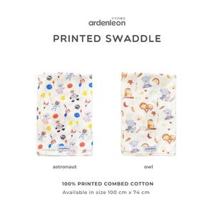 Gambar ARDENLEON Baby Swaddle Square Printed Astronot Owl - Astronot dari ARDENLEON Jakarta Barat Tokopedia