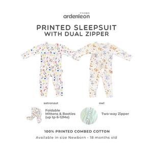 Gambar ARDENLEON Baby Sleepsuit Printed Astronot Owl - Astronot, S (0-3M) dari ARDENLEON Jakarta Barat Tokopedia