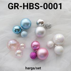 Gambar GR-HBS-0001 Cake topper hiasan kue bola putih perak biru ungu bening - HBS-0001-C dari Yamama Baking Jakarta Timur Tokopedia