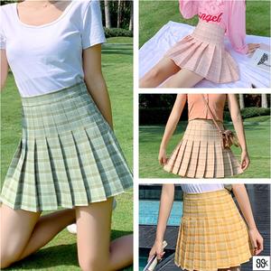 Jual Preppy Plaid Skirt Mini Skirt Rok 