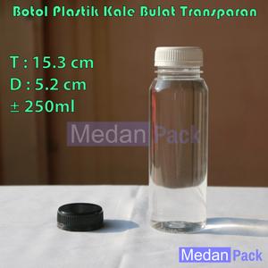 Foto Produk Botol Plastik Kale Bulat SP 250 ml per 108 pcs dari Medan Pack