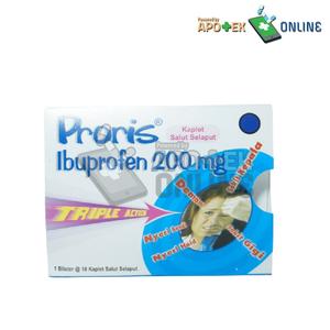 Gambar PRORIS IBUPROFEN 10 KAPLET/PEREDA NYERI/DEMAM dari Apotek Mandiri Gamping Kab. Sleman Tokopedia