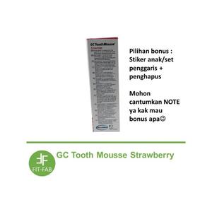 Foto Produk GC TOOTH MOUSSE Vitamin / Odol Gigi Anak 40 gram - Strawberry dari Fit-Fab
