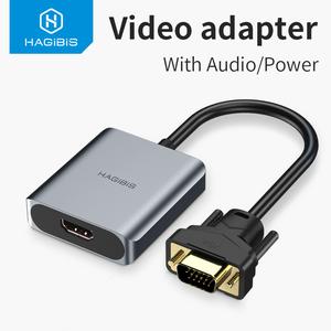 3Storee HAGIBIS VGA to HDMI Adapter 