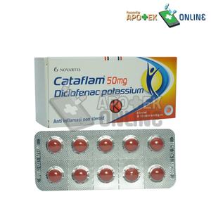 Gambar CATAFLAM 50 MG 1 BLISTER ISI 10 TABLET | sakit gigi dari Apotek Medika Sungai Pinyuh Kab. Mempawah Tokopedia