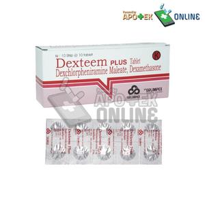 Gambar DEXTEEM PLUS TABLET 10'S/BETAMETHASONE,DEXCHLORPENIRAMIN/RADANG/ALERGI dari Apotek Syfa Kab. Cirebon Tokopedia