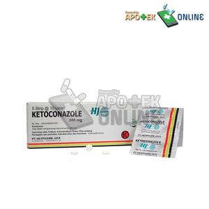 Gambar KETOCONAZOLE 200MG TABLET 10`S (P/JAMUR KULIT/PANU/KADAS/KURAP dari Apotek Anugrah Bekasi Timur Kota Bekasi Tokopedia