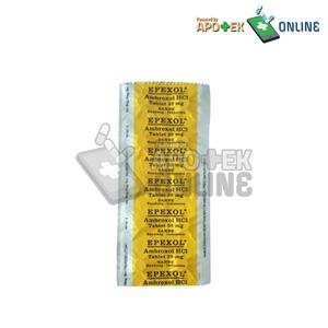 Gambar EPEXOL 30MG TABLET 10`S/AMBOROXOL/PENGENCER DAHAK/BATUK BERDAHAK dari Apotek Keramas Usadha Blahbatuh Kab. Gianyar Tokopedia