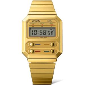 Jual CASIO A100WEG-9ADF Jam Tangan Pria Wanita Digital Vintage Gold A100 -  Jakarta Timur - indocasio | Tokopedia