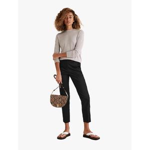 Cotton Slim Fit 7/8 Trousers 