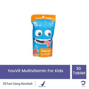 Gambar YouVit Multivitamin For Kids - 30 Tablet - Multivitamin - JOVEE dari Jovee Jakarta Timur Tokopedia