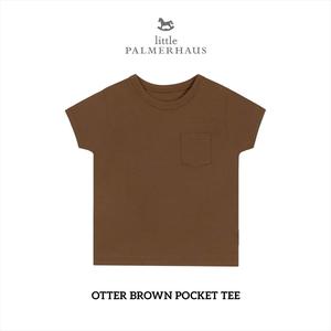 Foto Produk Little Palmerhaus - Pocket Tee 3.0 (Kaos Bayi & Anak) 1-6 Tahun - OTTER BROWN, 1 Year dari Little Palmerhaus