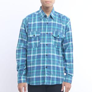 Heyho - Flannel Shirt Blue Soft Flan 