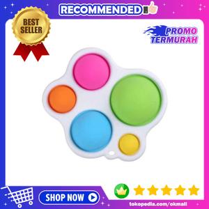 Promo Mainan Anak Push Pop It Fidget 
