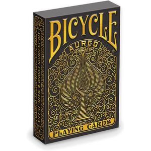 Jual BICYCLE AUREO BLACK playing card kartu remi poker sulap import ...