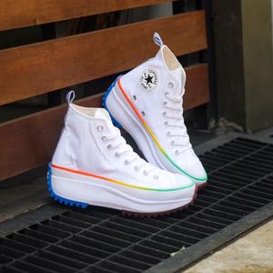 white platform boot converse