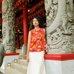 Jual PETAL TOP - LUNAR - COTTON TREE 