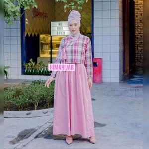 Jual korea outer set katun himahijab 