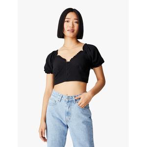 Tesse Cropped Tea Blouse Petite 