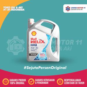 Gambar SHELL HELIX HX8 5W30 4LT dari Cakra Motor 11 Jakarta Barat Tokopedia