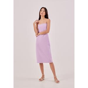 Erina Neoprene Jersey Column Dress 
