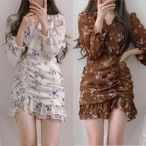 Jual DRESS KOREAN MIDI VINTAGE 
