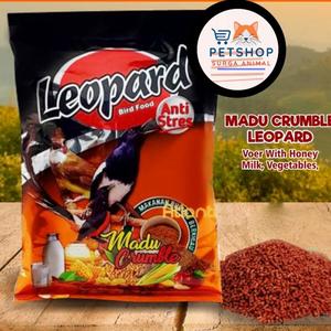 Jual LEOPARD MADU CRUMBLE VOER KASAR PUR PAKAN MAKANAN BURUNG MURAI ...