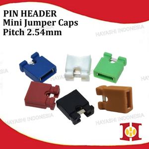 Jual 2.54mm Short Circuit Pin Header Mini Jumper Caps Connector ...