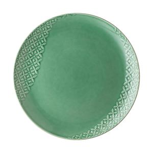 Jual Main Course Plate/Piring Makan Jenggala Batik Kawung 30cm Toska Jual Main Course Plate/Piring Makan Jenggala Batik Kawung 30cm Toska