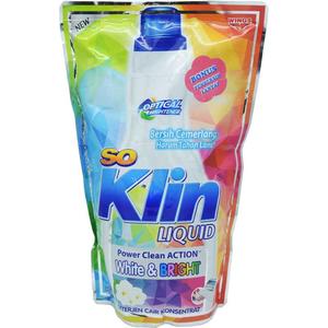 Jual So Klin Liquid Bio Matic Clean Action White & Bright 800Ml ...