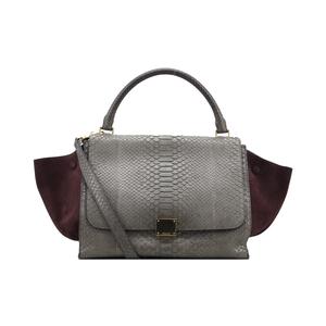 Gambar Tas Celine Preloved Ori Trapeze Phyton in Grey Brown I12938C dari SECOND CHANCE Jakarta Pusat Tokopedia