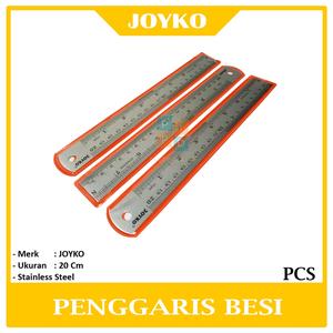 Jual JOYKO - Ruler Stainless / Penggaris Besi 20 Cm - Pcs - Jakarta ...