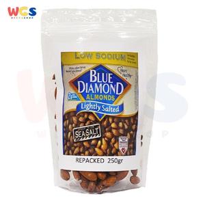 Promo Blue Diamond Almonds Lightly Salted Low Sodium Almond Nuts 250gr
