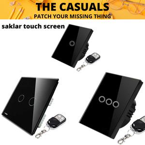 Promo Saklar Lampu Stop Kontak Touch Screen LED Sensor Sentuh on off ...