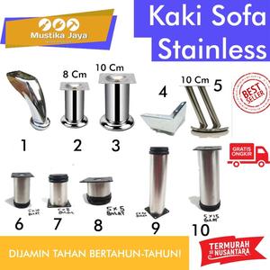 Gambar Kaki Sofa Stainless - 8. 5 x5 Bulat dari Mustika Jaya Perkasa Kota Bogor Tokopedia