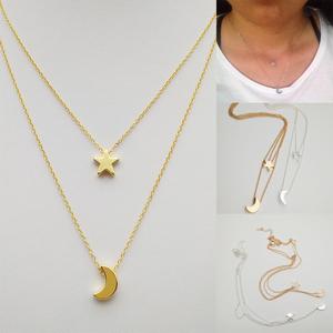 Jual Sale Simple Moon Star Chain Charm 