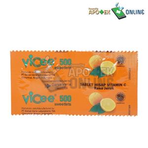 Gambar VICEE ORANGE 1 STRIP ISI 2 TABLET HISAP dari Apotek Dian Farma Payung Sekaki Kota Pekanbaru Tokopedia