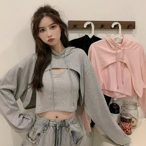 Jual Sweater Crop top Sweater hoodie 