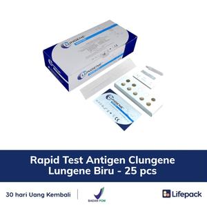 Gambar Rapid Test Antigen Clungene Lungene Biru - 25 pcs - LIFEPACK dari lifepack Jakarta Selatan Tokopedia
