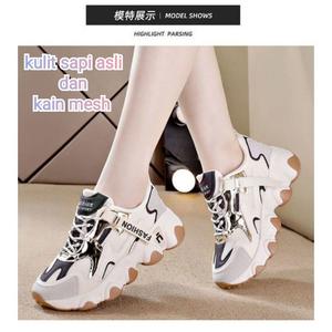 Jual SZShoes - Sepatu Sneakers Sport Wanita Hak Tinggi 5 Cm Code Sz-29-Crm  - Kota Surabaya - jeessikstore | Tokopedia