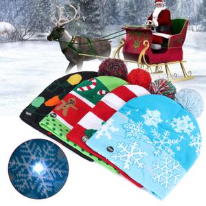 Jual Christmas LED Light Winter Beanie 