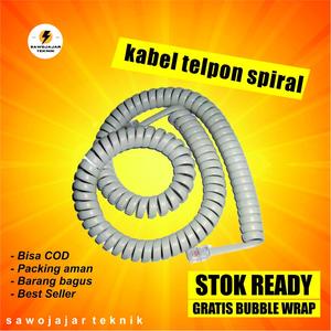 Gambar Kabel telpon panasonic spiral dari Sawojajar Teknik Kab. Malang Tokopedia