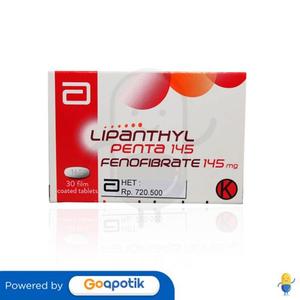 Gambar LIPANTHYL PENTA 145 MG BOX 30 TABLET dari Apotek Golden Star JKT Jakarta Barat Tokopedia
