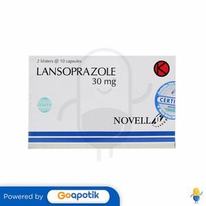 Gambar LANSOPRAZOLE NOVEL 30 MG BOX 20 KAPSUL dari Apotek Golden Star JKT Jakarta Barat Tokopedia