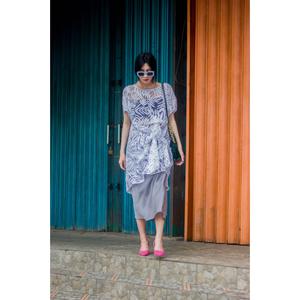 Aliyah Sheer Tunic Blouse White 