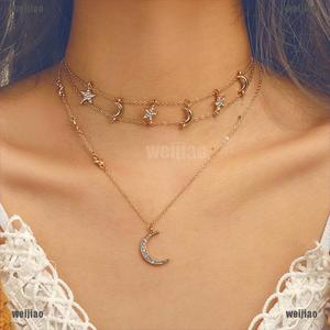 Jual weijiao Boho Multilayer Gold Moon 