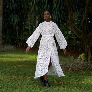 Jual NONA Lace Dress White Cream 