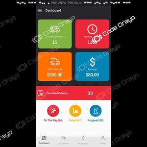 Jual PROMO Application Active eCommerce Delivery Boy Flutter App Diskon ...
